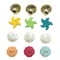 Buttons Galore 50+ Assorted Spring Buttons Bundle for Sewing &#x26; Crafts - Set of 6 Button Packs